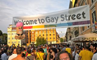 Gay Pride Party 2011, Rome. Photo by the author